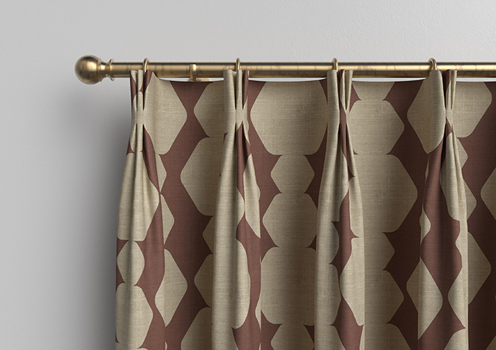 Construct, Dark Crimson - Made to Measure Curtains - Image 11